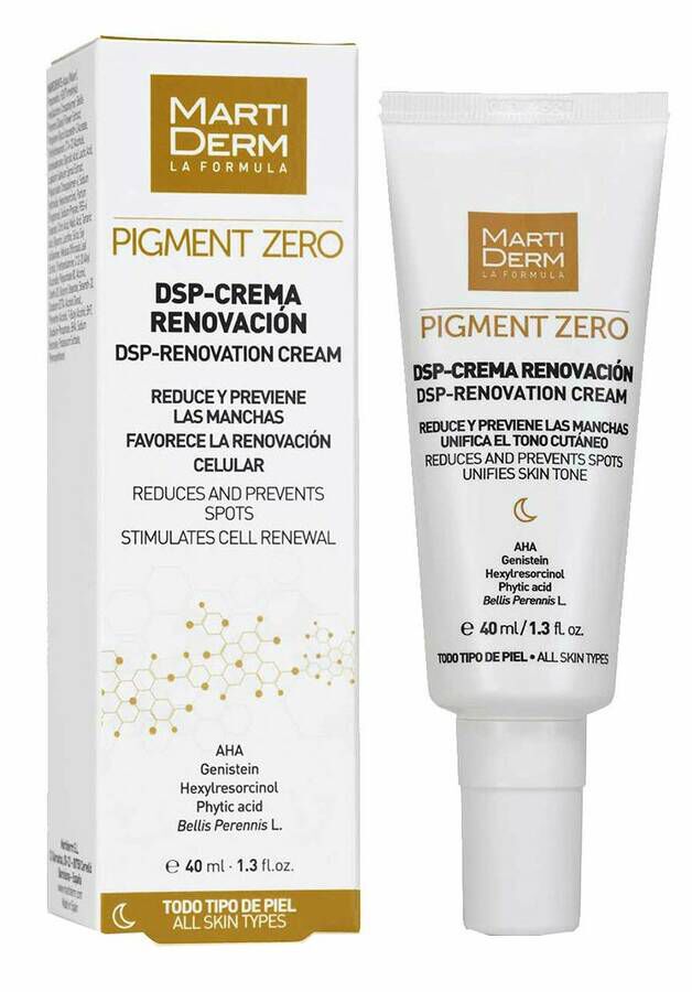MartiDerm Pigment Zero DSP-Crema Renovación Despigmentante, 40 ml