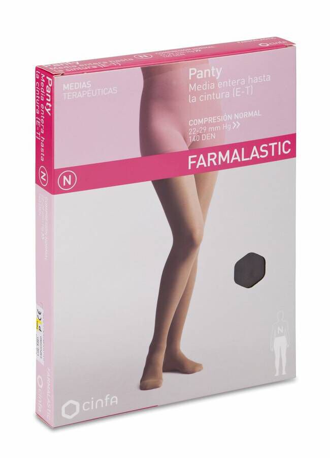 Farmalastic Panty de Compresión Normal Capuchino Talla Pequeña, 1 Ud