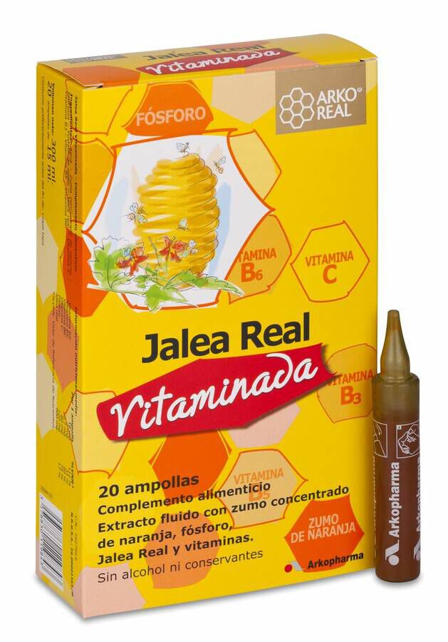 Arkopharma ArkoReal Jalea Real Vitaminada, 20 Ampollas