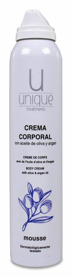 Unique Treatments Crema Corporal Mousse, 200 ml