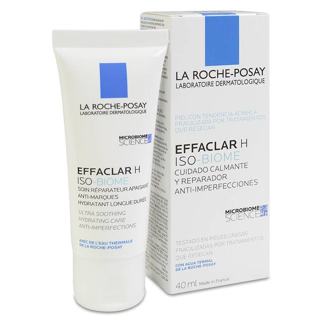 La Roche-Posay Effaclar H Hidratante Compensador Calmante, 40 ml