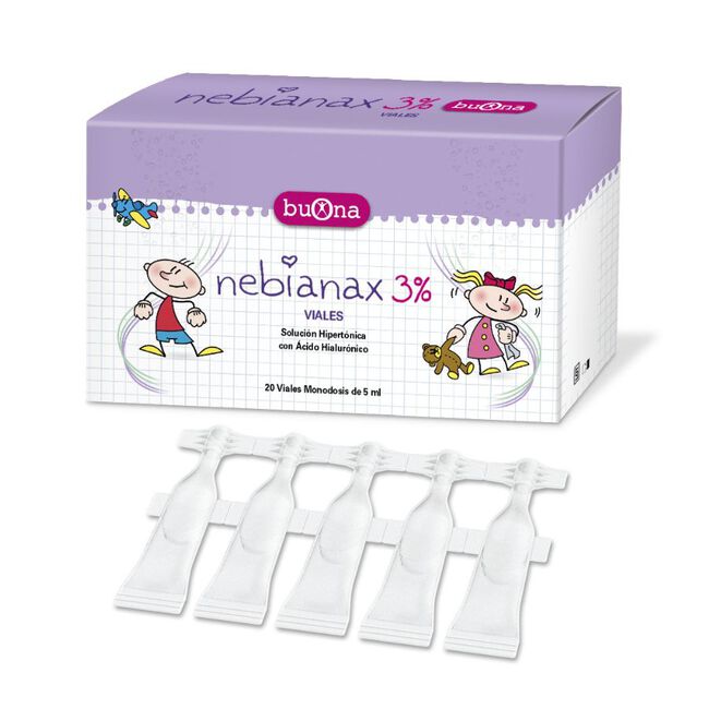 Nebianax Limpiador Nasal, 20 viales