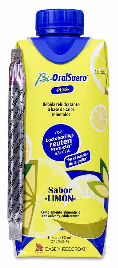 Bi-Oralsuero sabor Limón, 2 x 300 ml