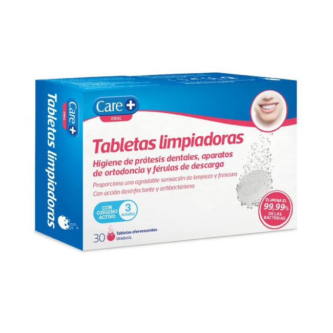 Care+ Tabletas Limpiadoras, 30 Uds