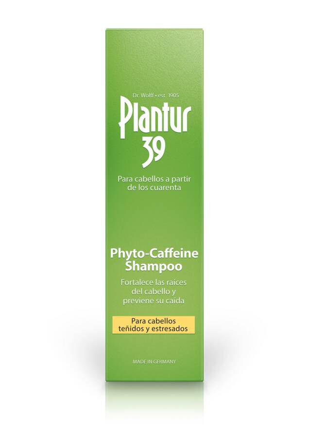 Plantur 39 Champú para Cabellos Teñidos y Estresados, 250ml