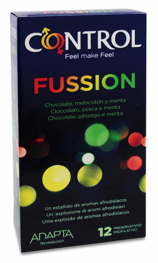 Control Fussion Chocolate, Melocotón y Menta, 12 Ud