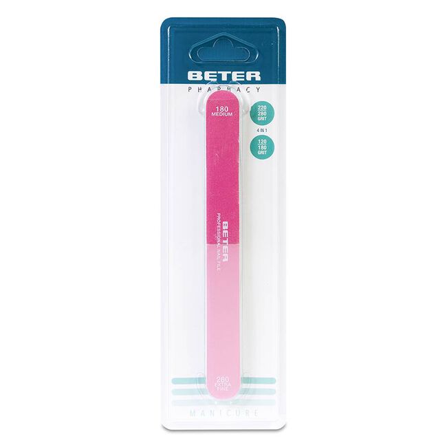Beter Lima Fibra de Vidrio Rosa, 1 Ud