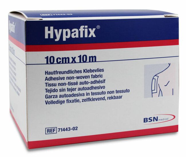 Hypafix Gasa Adhesiva 10 cm x 10 m, 1 Ud