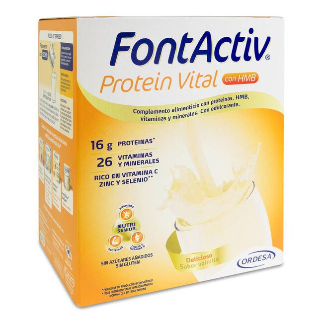 Ordesa Fontactiv Protein Vital Vainilla 30 g, 14 Sobres