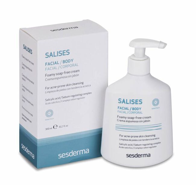 Sesderma Salises Crema Espumosa Sin Jabón, 300 ml