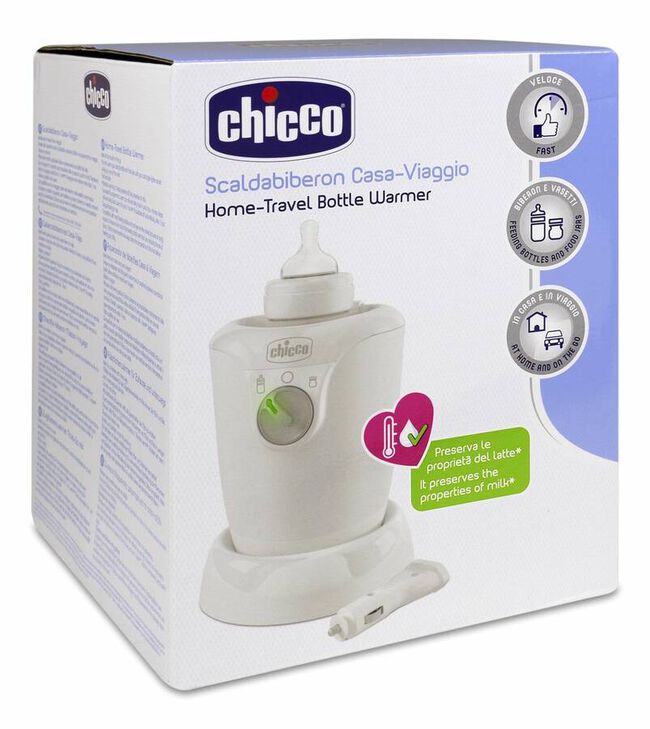 Chicco Calienta Biberón Doméstico y de Viaje, 1 Ud