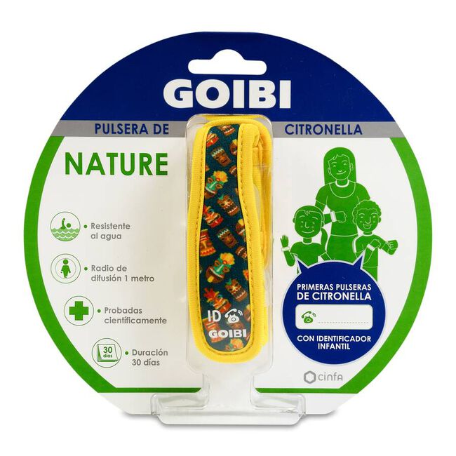 Goibi Pulsera Citronella Tiki, 1 unidad