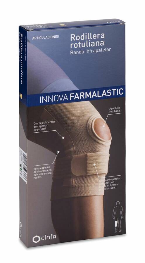 Farmalastic Innova Rodillera Rotuliana Talla Mediana, 1 Ud