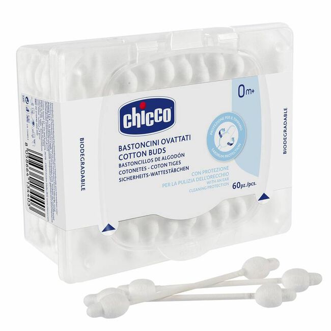 Chicco Bastoncillos Seguridad, 64 Uds