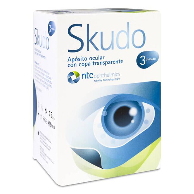 Skudo Apósito Ocular, 3 Apósitos