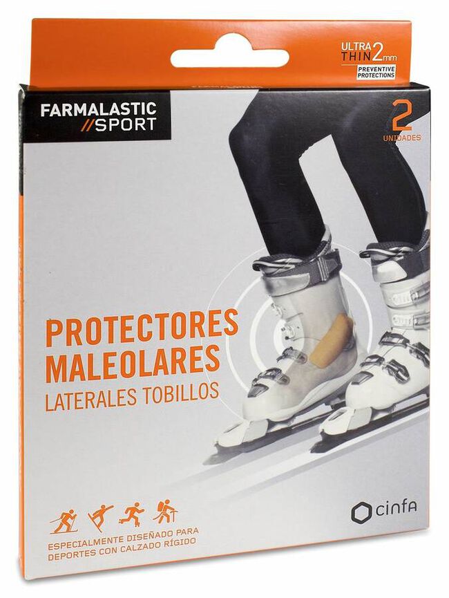 imagen de Farmalastic Sport Protectores Maleolares, 2 Uds