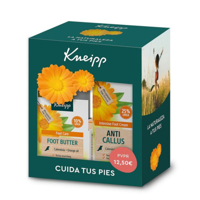 Pack Kneipp Foot Care Bálsamo 100 ml + Crema Intensiva Anti Callus + Sales de baño