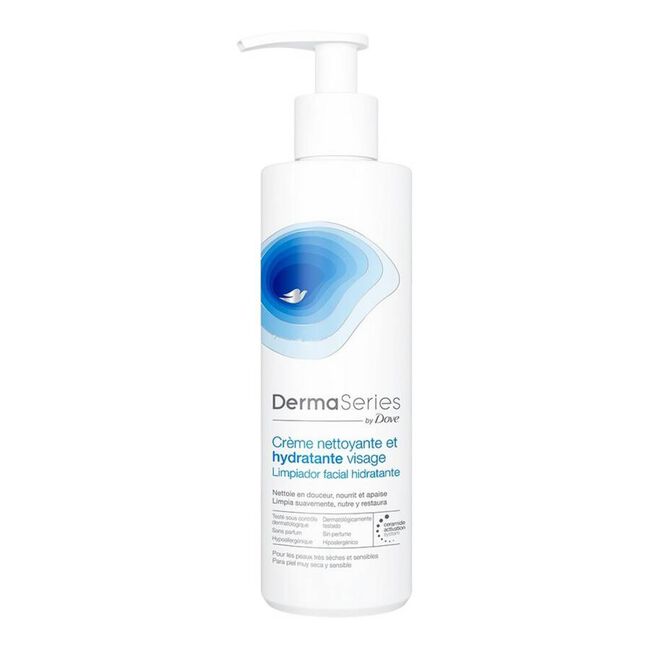 Dove Dermaseries Limpiador Facial Hidratante, 250 ml