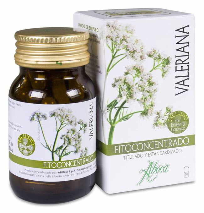 Aboca Valeriana Fitoconcentrado, 50 Cápsulas