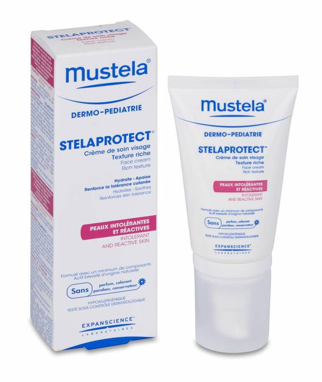 Mustela Stelaprotect Crema de Cuidado Facial, 40 ml