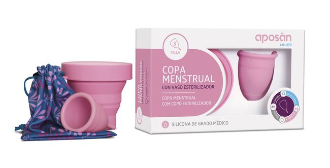 Aposán Copa Menstrual Talla S, 1 Ud