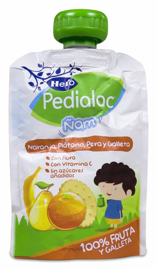 Hero Baby Pedialac &Ntilde;am Naranja, Pl&aacute;tano y galleta