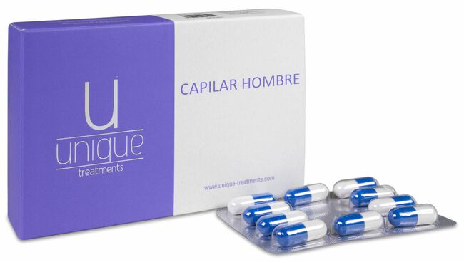 Unique Capilar Hombre, 60 Cápsulas