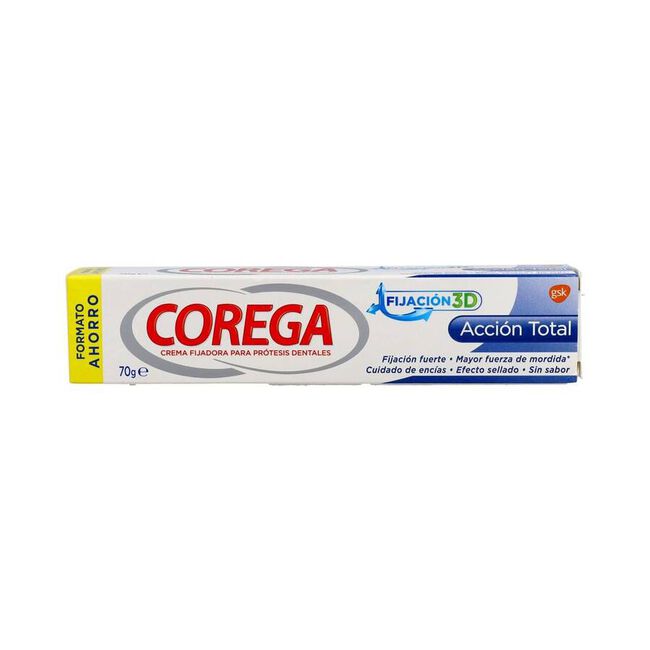 Corega Acción Total Crema Fijación, 70 g