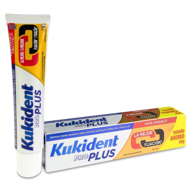 KUKIDENT PRO DOBLE ACCION CREMA ADH PROTESIS DENTAL NEUTRO 60 G