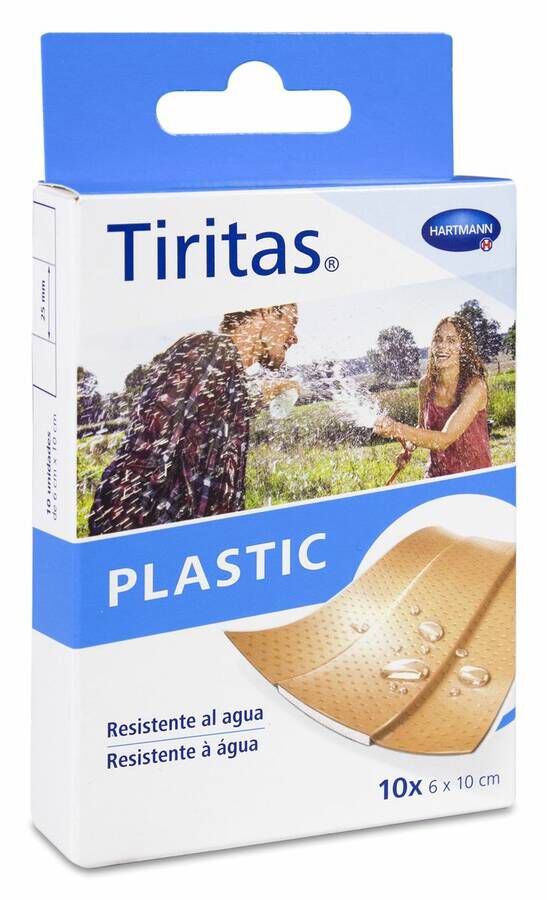 Tiritas Plastic Recortables 10cm x 6cm, 10 Uds