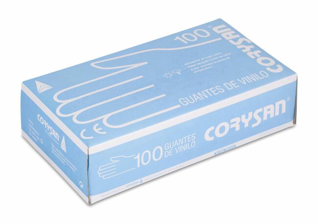 imagen de Corysan Guantes de Vinilo Talla Peque&ntilde;a