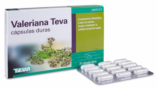 Valeriana Teva 200 mg, 30 Cápsulas