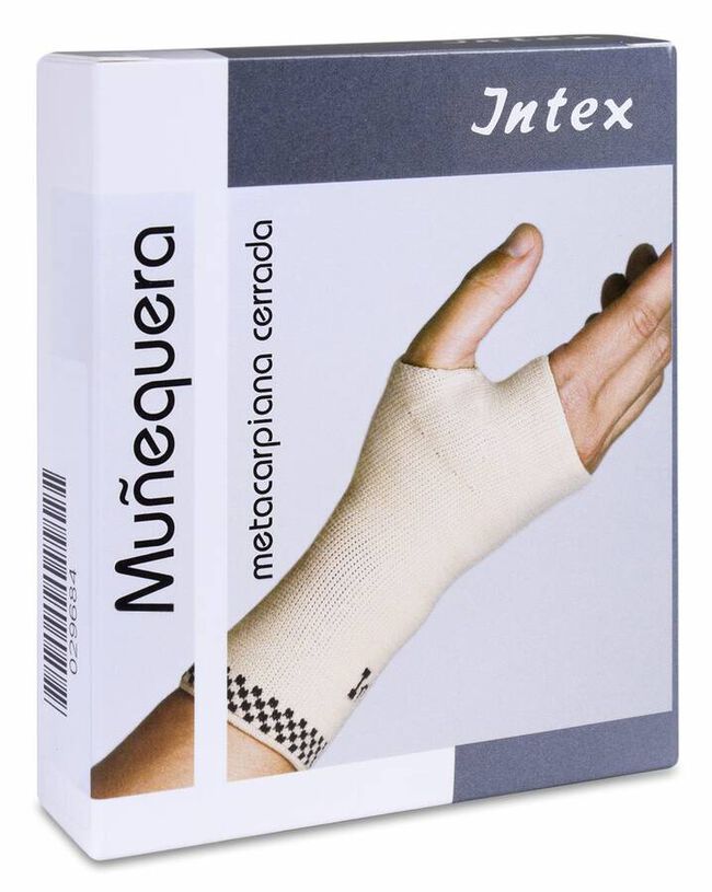 Intex Muñequera Metacarpiana Cerrada Talla S, 1 Ud