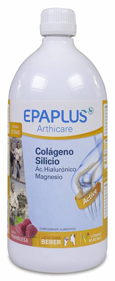 Epaplus Arthicare Colágeno + Silicio Sabor Frambuesa, 1 L