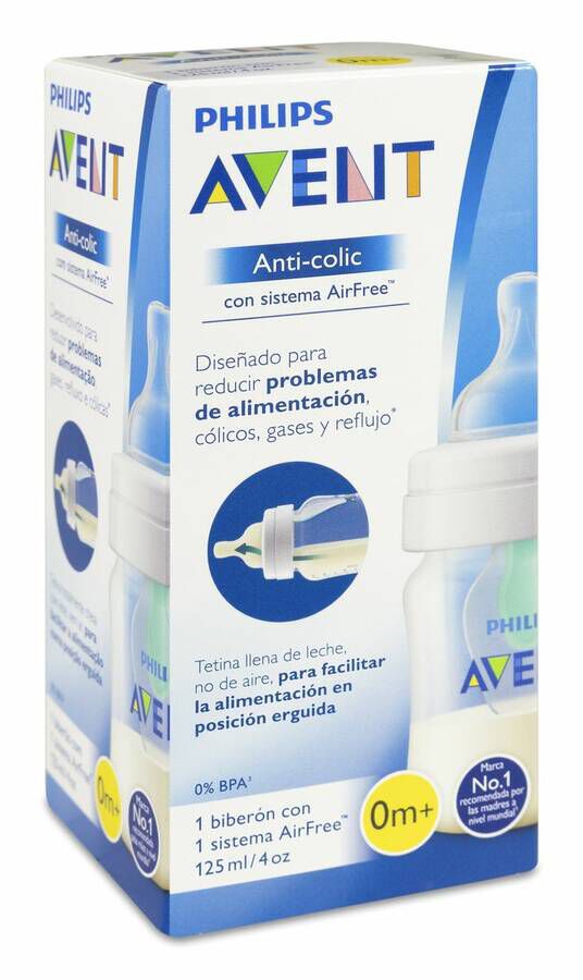 Comprar Philips Avent Biberón Anticólico AirFree 125 ml, 1 Ud