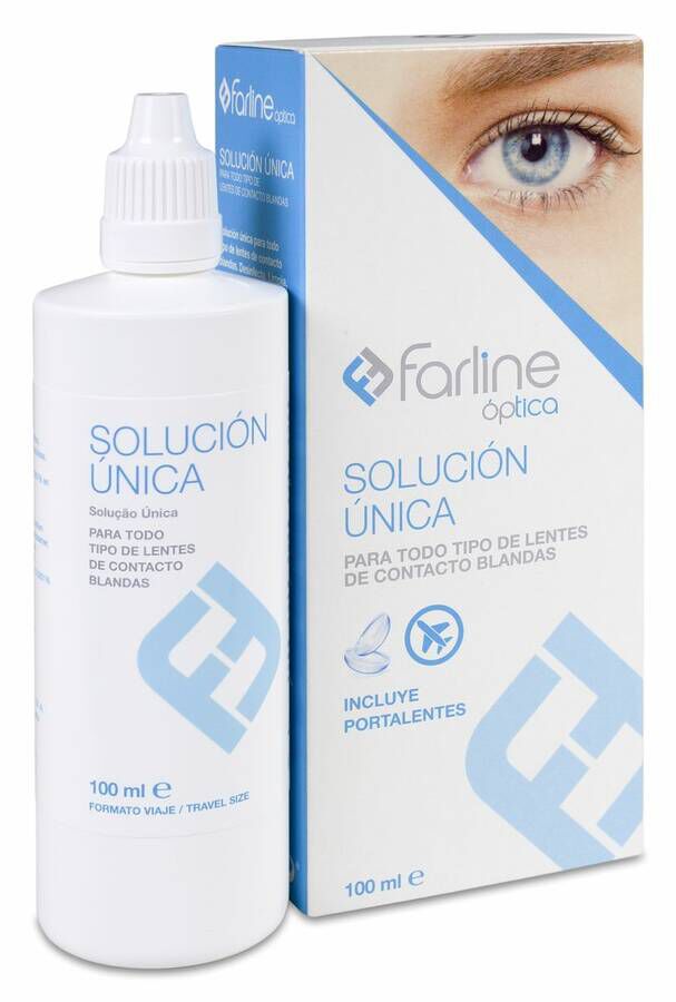 Farline Óptica Solución Única Formato de Viaje, 100 ml