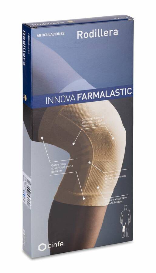 imagen de Farmalastic Innova Rodillera Talla Grande, 1 Ud