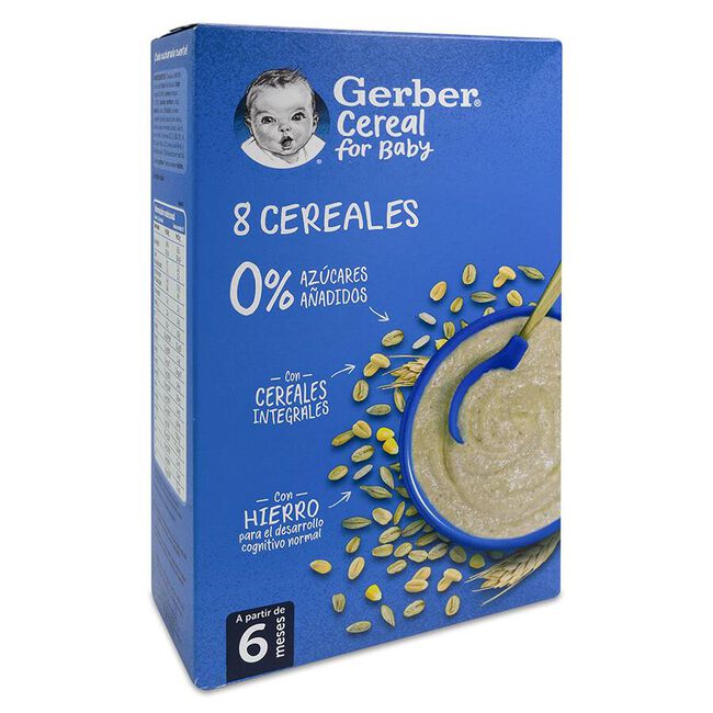 Gerber Papilla 8 Cereales, 475 g