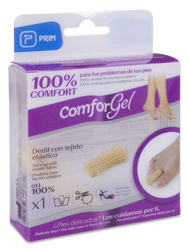 Prim Comforgel Dedil con Tejido Elástico Talla Grande, 1 Ud