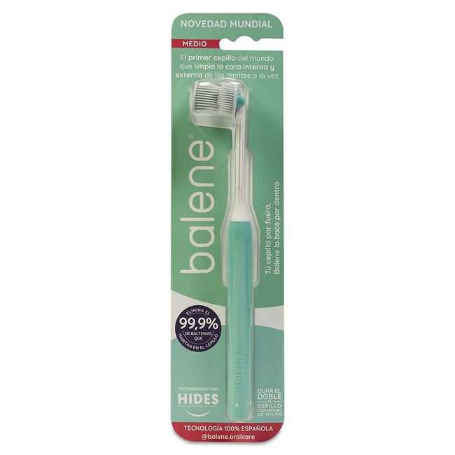 Balene Cepillo Dental Medio Agua, 1 Unidad