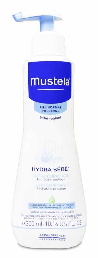 Mustela Hydra Bebé Leche Corporal, 300 ml