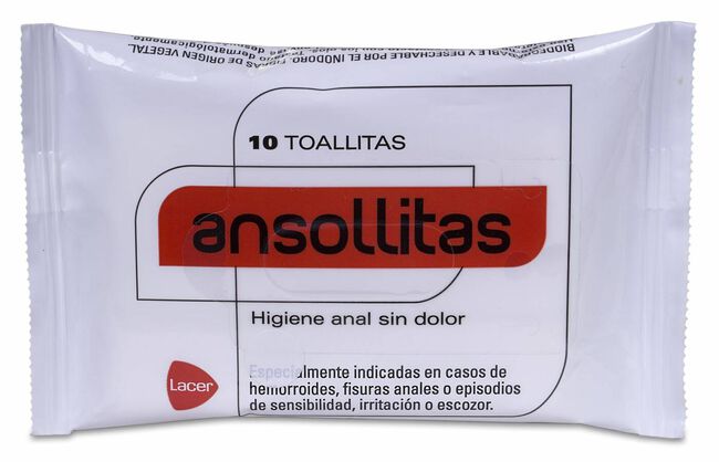 Ansollitas Toallitas Húmedas, 10 Uds