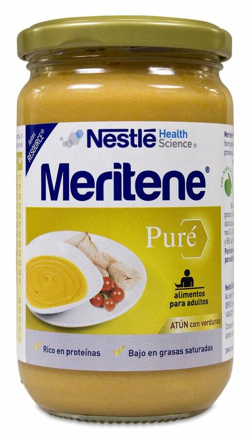 Meritene Puré Atún Con Verduras, 300 g