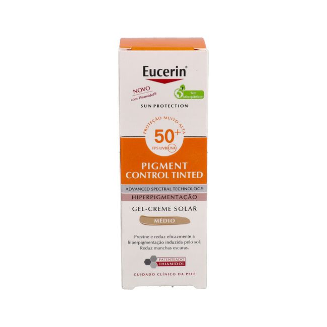 Eucerin Sun Pigment Control Spf 50 Con Color Tono Medio, 50 Ml 