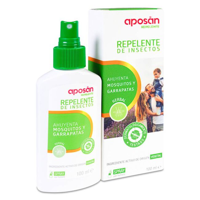 Aposán Repelente de Insectos Herbal, 100 ml