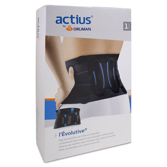 Orliman Actius Faja Sacro-Lumbar con Refuerzo Talla 5 ACE609, 1 Unidad