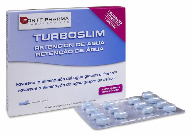 Forté Pharma Turboslim Retención de Agua 45+, 56 Uds