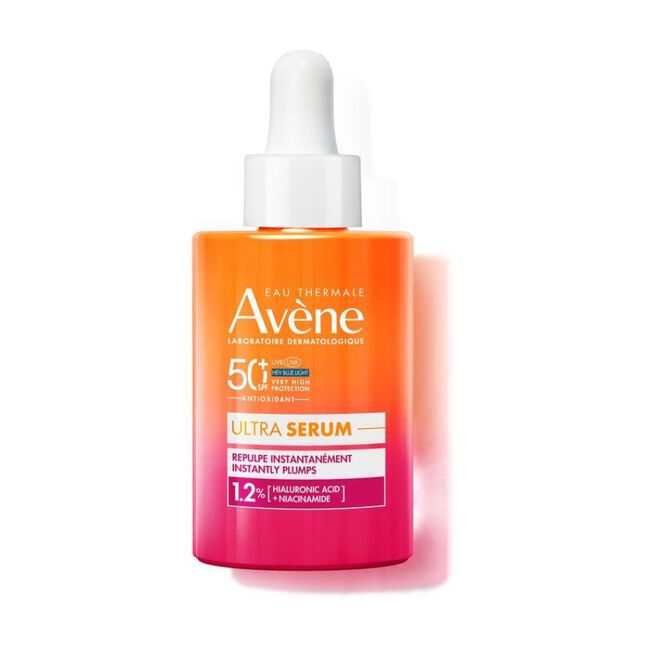 Av&egrave;ne Ultra Serum Solar Repulpante SPF50+, 30 ml