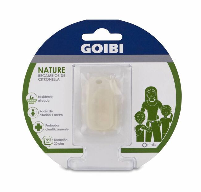 Goibi Recambio Pulsera Citronella Nature, 1 Ud