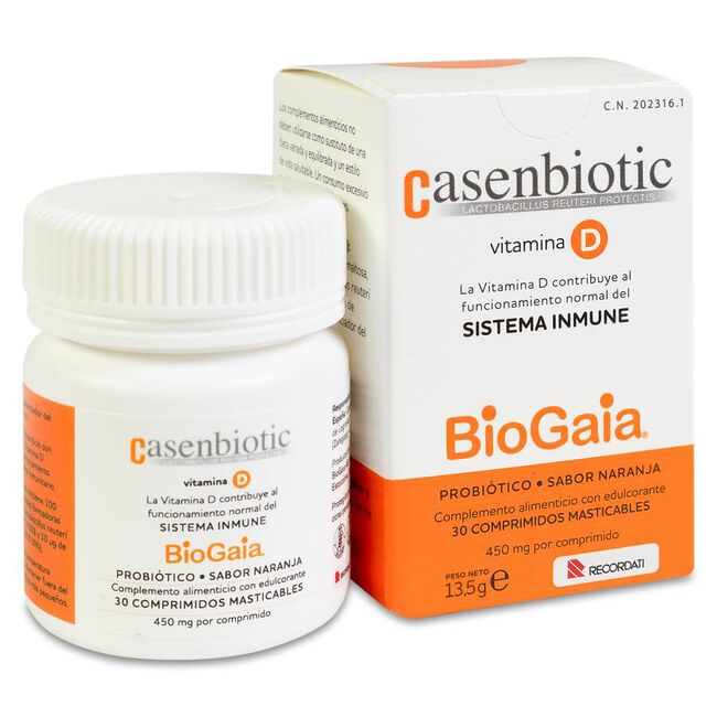 Casenbiotic Vitamina D, 30 Comprimidos